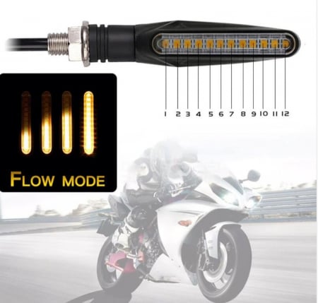 Semnalizări led dinamice moto ATV semnale slim [2]