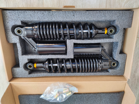Set amortizoare spate cu gaz 330mm suspensie moto [3]