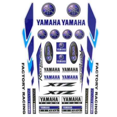 Abtibilde / Stickere - Set autocolant Yamaha pe folie, stikere moto