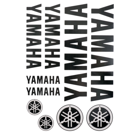 Abtibilde / Stickere - Set autocolant YAMAHA pe folie, stikere moto  atv abtibild