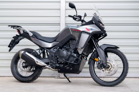 Set bare de protecție crash bar + placă motor scut Honda XL 750 Transalp [4]