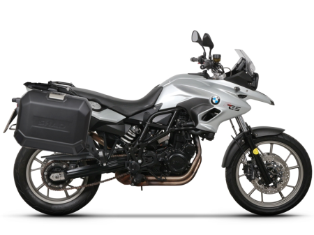 Kituri complete TERRA Shad - Set complet cutii aluminiu laterale, 36L / 47L SHAD TERRA NEGRU, include kit montare SHAD BMW F 650 GS/ F 700 GS/ F 800 GS