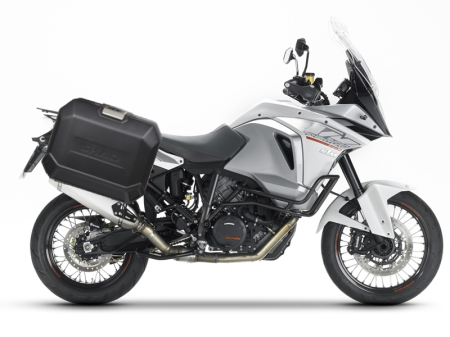 Kituri complete TERRA Shad - Set complet cutii aluminiu laterale, 36L / 47L SHAD TERRA NEGRU, include kit montare SHAD KTM Adventure 1090, 1190, Super Adventure 1290 (R, S)