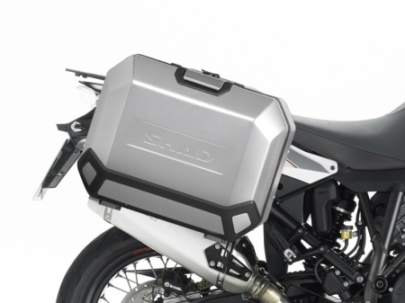 Set complet cutii aluminiu laterale, 36L / 47L SHAD TERRA NEGRU, include kit montare SHAD KTM Adventure 1090, 1190, Super Adventure 1290 (R, S) [12]