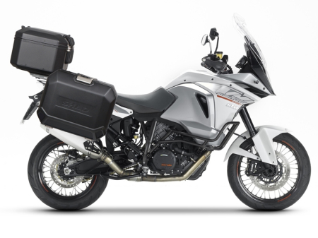 Set complet cutii aluminiu laterale, 36L / 47L SHAD TERRA NEGRU, include kit montare SHAD KTM Adventure 1090, 1190, Super Adventure 1290 (R, S) [15]