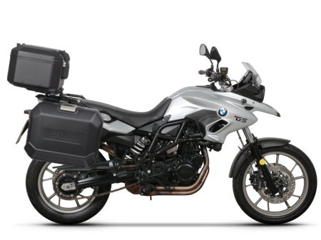Kituri complete TERRA Shad - Set complet cutii aluminiu Shad Terra, 48L topcase 36L / 47L side cases,include placa si kit montare SHAD BMW F 650 GS/ F 700 GS/ F 800 GS