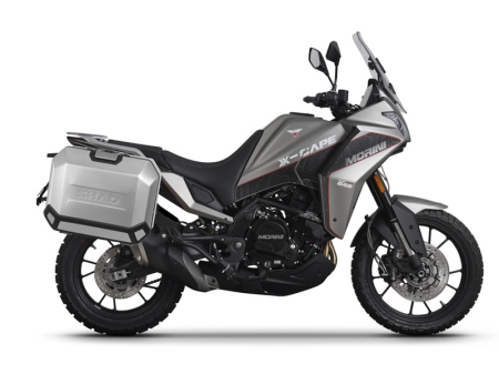 TRANSPORT & DEPOZITARE - Set complet de 36L / 36L cutii laterale de aluminium SHAD TERRA, incluzand kit montaj SHAD Moto Morini X-Cape 649
