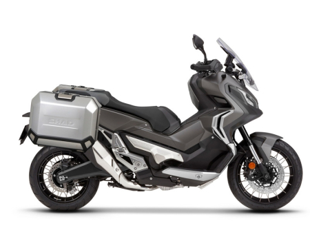 TRANSPORT & DEPOZITARE - Set complet de 47L /47L cutii laterale de aluminiu SHAD TERRA, incluzand kit montaj SHAD HONDA X-ADV 750