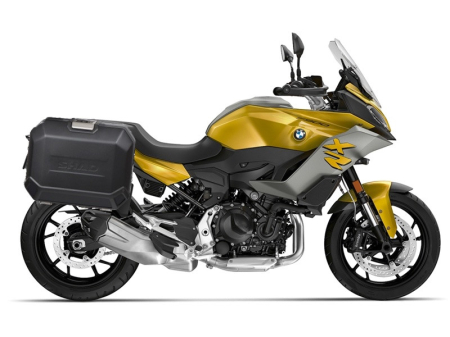 TRANSPORT & DEPOZITARE - Set complet de cutii de aluminiu 47L / 47L SHAD TERRA NEGRU, incluzand kit montaj SHAD BMW F 900 XR