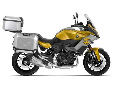 TRANSPORT & DEPOZITARE - Set complet de cutii de aluminiu SHAD TERRA, 37L cutie centrala si 47L / 47L cutii laterale, incluzand kit montaj si placa SHAD BMW F 900 XR