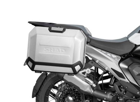 Set complet de cutii laterale de aluminiu, SHAD TERRA, 36L / 47L, incluzand kit de montaj SHAD BMW R 1300 GS [1]