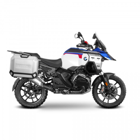 TRANSPORT & DEPOZITARE - Set complet de cutii laterale de aluminiu, SHAD TERRA, 36L / 47L, incluzand kit de montaj SHAD BMW R 1300 GS Adventure