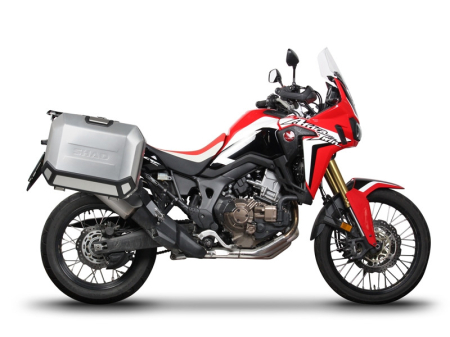 Kituri complete TERRA Shad - Set complet de cutii laterale de aluminiu, SHAD TERRA, 36L / 47L, incluzand kit de montaj SHAD HONDA CRF 1000 Africa Twin