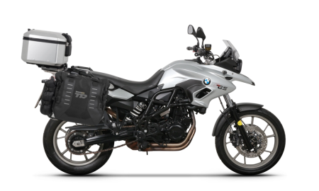 TRANSPORT & DEPOZITARE - Set complet de genti laterale adventure SHAD TERRA TR40 si topcase din aluminiu SHAD TERRA 37L, incluzand kitul de montaj SHAD BMW F 650 GS/ F 700 GS/ F 800 GS