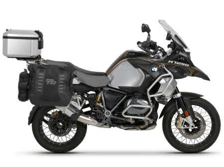 TRANSPORT & DEPOZITARE - Set complet de genti laterale adventure SHAD TERRA TR40 si topcase din aluminiu SHAD TERRA 48L, incluzand kitul de montaj SHAD BMW R 1200 GS Adventure/ R 1250 GS Adventure