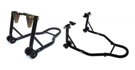 Standere - Set front + rear paddock stand MOTION STUFF with L support