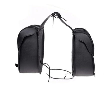 Set genti laterale piele chopper cruiser custom moto coburi [2]