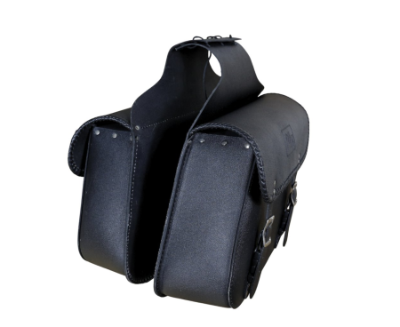 Set genti laterale piele chopper cruiser custom moto coburi [1]