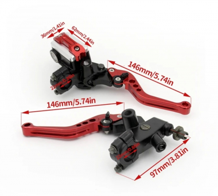 Set manete frana ambreiaj moto leviere universale [4]