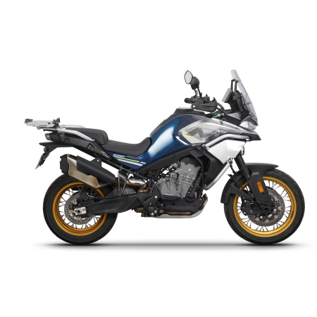 Set of SHAD TERRA TR40 adventure saddlebags and SHAD TERRA aluminium top case TR55 PURE BLACK, including mounting kit SHAD CF MOTO 800MT [6]