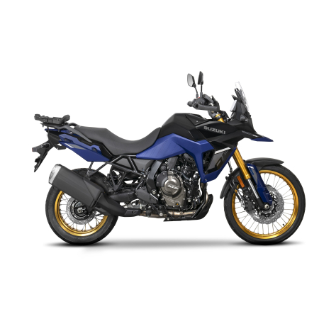 Set of SHAD TERRA TR40 adventure saddlebags and SHAD TERRA aluminium top case TR55 PURE BLACK, including mounting kit SHAD SUZUKI V-STROM 800 DE [6]