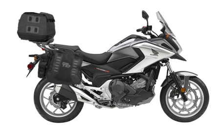 TRANSPORT & DEPOZITARE - Set of SHAD TERRA TR40 adventure saddlebags and SHAD TERRA rear bag TR50, including mounting kit SHAD HONDA NC750X