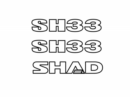 Accesorii cutii Shad - Set stickers SHAD SH33