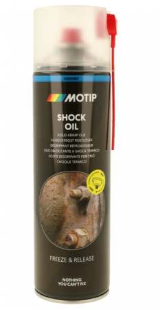 ULEIURI & INTRETINERE - SHOCK Oil penetrating spray (down to -30°C) MOTIP DUPLI 500ml
