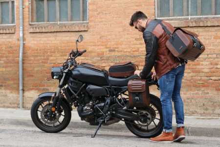 Side bag SHAD CAFE RACER SR38 X0SR3821 10l Negru [10]