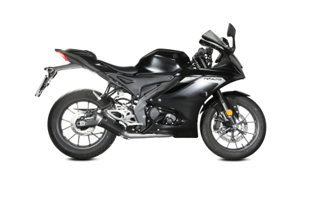Sistem de evacuare complet 1x1 MIVV GP PRO Negru pentru YAMAHA YZF-R 125 2025-2026, YAMAHA MT 125 2020-2026 [1]