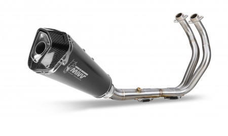 EVACUARE - Sistem de evacuare complet 2x1 MIVV DELTA RACE negru otel