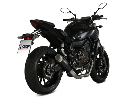 Sistem de evacuare complet 2x1 MIVV GP PRO Black stainless steel for YAMAHA MT-07 / FZ-07 (2014-2020) [2]
