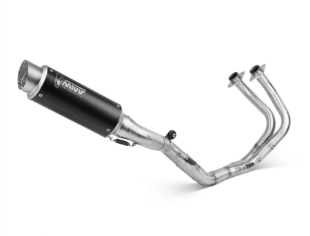 EVACUARE - Sistem de evacuare complet 2x1 MIVV GPpro Black Stainless Steel