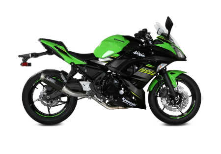Sistem de evacuare complet 2x1 MIVV GPpro Carbon pentru KAWASAKI Z 650 2017-2023, KAWASAKI Ninja 650 2017-2023 [1]