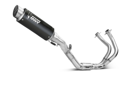 Sistem de evacuare complet 2x1 MIVV GPpro Negru pentru KAWASAKI Z 650 2024-2026, KAWASAKI Ninja 650 2024-2026 [4]
