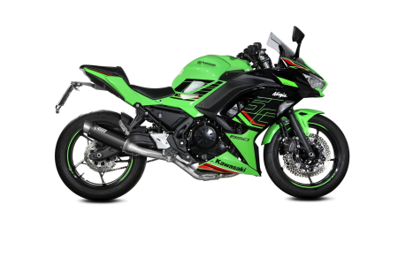 Sistem de evacuare complet 2x1 MIVV GPpro Negru pentru KAWASAKI Z 650 2024-2026, KAWASAKI Ninja 650 2024-2026 [1]