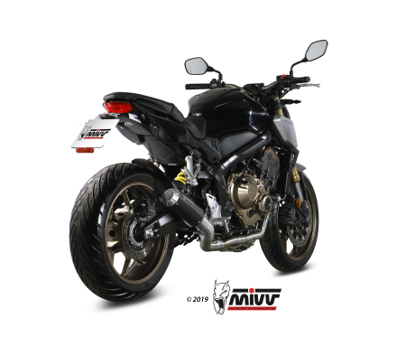 Sistem de evacuare complet 4x2x1 MIVV MK3 Black Stainless Steel [2]