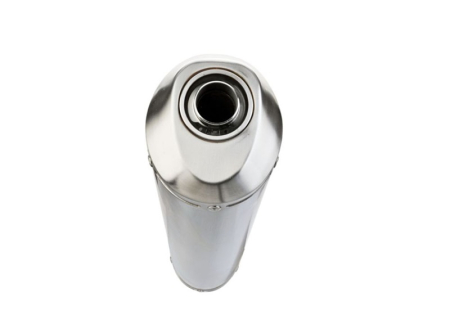 Slip-on exhaust GPR SATINOX Brushed Stainless steel including removable db killer and link pipe [3]