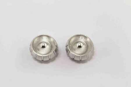 Capete ghidon - Spare caps PUIG THRUSTER argintiu