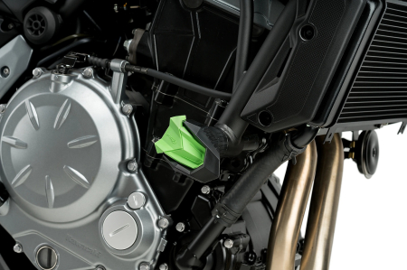 Spare rubber end protector PUIG R19 verde [1]