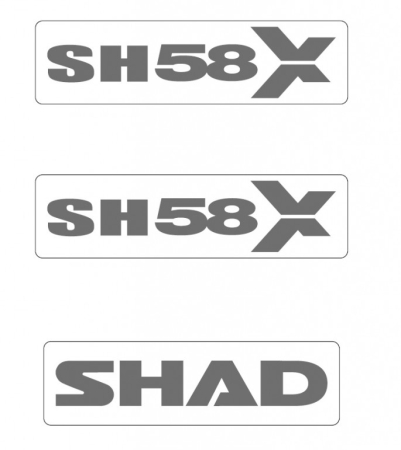 TRANSPORT & DEPOZITARE - Stickers SHAD for SH58X