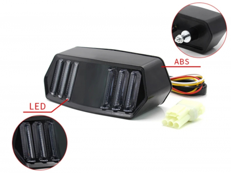 Stop led moto cu semnalizare universal motocicleta [2]