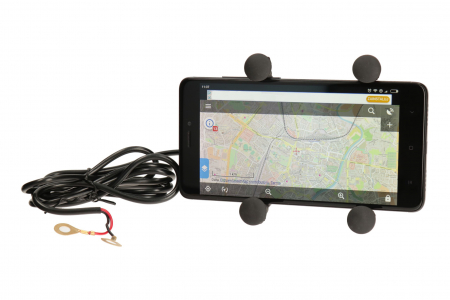 Suport moto telefon cu incarcator RAM atv scuter universal [3]
