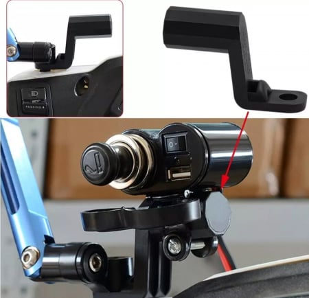 Suport telefon / GPS / bidon - Suport multifuncțional ghidon moto ATV  bicicleta prindere oglinda