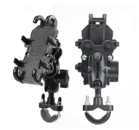 Suport telefon / GPS / bidon - Suport telefon cu amortizor vibrații moto / atv