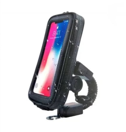 Suport telefon / GPS / bidon - Suport telefon cu usb moto ATV scuter