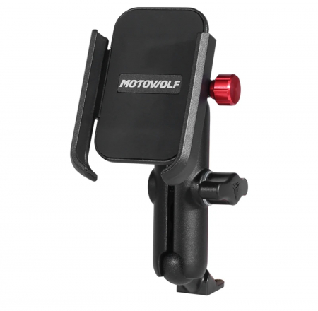 Suport telefon / GPS / bidon - Suport telefon Motowolf moto cu încărcare usb motocicleta atv
