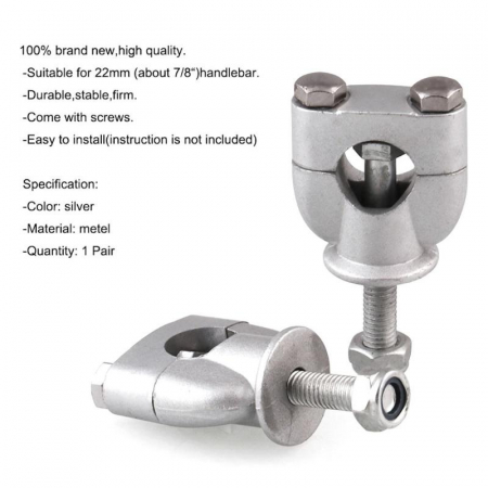 Suporti ghidon 22mm moto inaltatoare prinderi motocicleta [4]