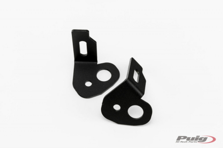 SUSPENSIE CADRU - Support for original turn signal PUIG Negru
