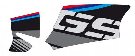 Abtibilde - Swing arm protector kit stickers PUIG GS Negru